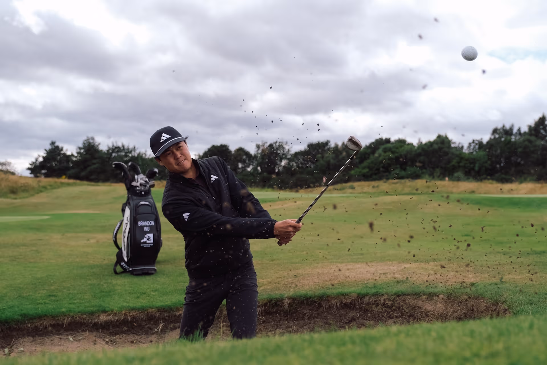 Brandon Wu bunker shot