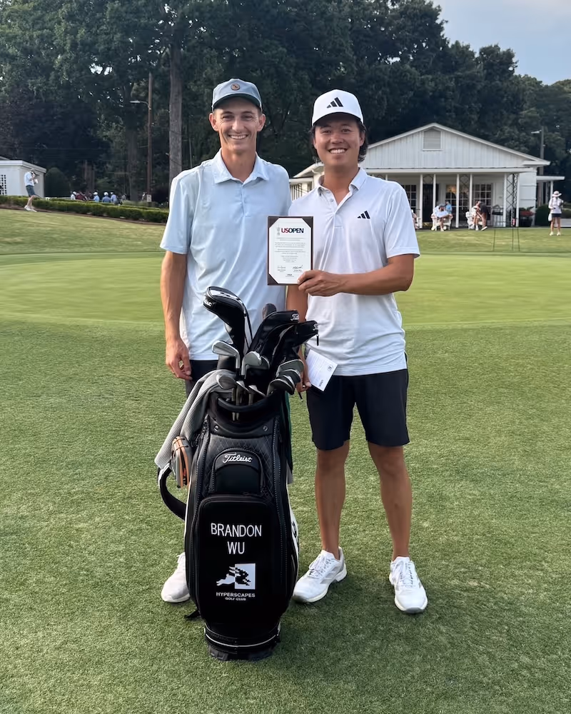Brandon Wu of Hyperscapes GC Qualified to US Open